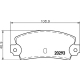 8DB 355 007-141 HELLA PAGID Комплект тормозных колодок, дисковый тормоз