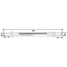 FBH6244 FIRST LINE Тормозной шланг