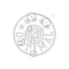 SK-1698 OPTIMAL Комплект ремня ГРМ