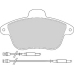 FD6317A NECTO Комплект тормозных колодок, дисковый тормоз