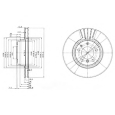 BG3039 DELPHI Тормозной диск