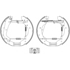 8DB 355 003-601 HELLA PAGID Комплект тормозных колодок