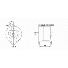 943357557010 MAGNETI MARELLI Генератор