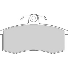 WBP21170A WAGNER LOCKHEED Комплект тормозных колодок, дисковый тормоз