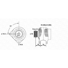 943356551010 MAGNETI MARELLI Генератор