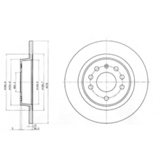 BG3731 DELPHI Тормозной диск