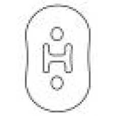 073009 SIGAM Кронштейн, система выпуска ОГ