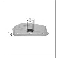 HX 46D1 KNECHT Гидрофильтр, автоматическая коробка передач