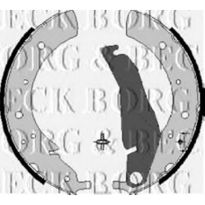 BBS6068 BORG & BECK Комплект тормозных колодок