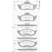 363702161099 MAGNETI MARELLI Комплект тормозных колодок, дисковый тормоз