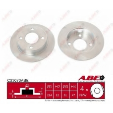 C31070ABE ABE Тормозной диск