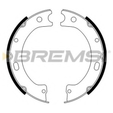 GF0868 BREMSI Комплект тормозных колодок, стояночная тормозная с