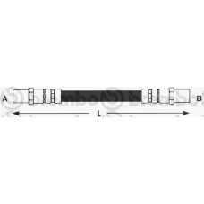 T 85 054 BREMBO Тормозной шланг