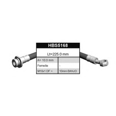 HBS5168 QUINTON HAZELL Тормозной шланг