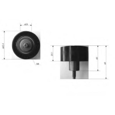 TKR 9291 TIMKEN Паразитный / ведущий ролик, зубчатый ремень