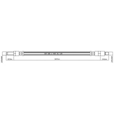 VBH334 MOTAQUIP Тормозной шланг