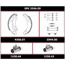 SPK 3506.00 WOKING Комплект тормозов, барабанный тормозной механизм
