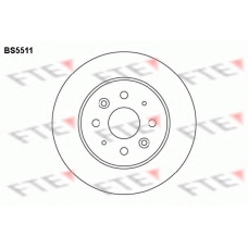 BS5511 FTE Тормозной диск