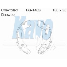 BS-1403 KAVO PARTS Комплект тормозных колодок