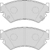 FD6928A NECTO Комплект тормозных колодок, дисковый тормоз