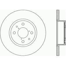 BDA1148.10 OPEN PARTS Тормозной диск