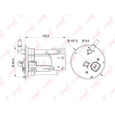 LF-957M LYNX Фильтр топл. honda stream 1.7-