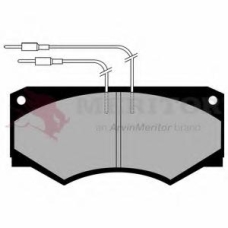MDP492 MERITOR Комплект тормозных колодок, дисковый тормоз
