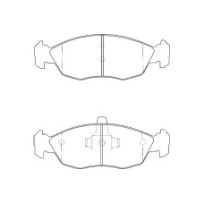 WBP21430A WAGNER LOCKHEED Комплект тормозных колодок, дисковый тормоз