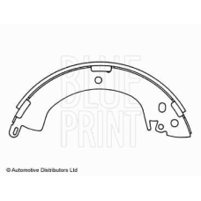 ADC44125 BLUE PRINT Комплект тормозных колодок