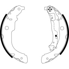 8DB 355 003-031 HELLA PAGID Комплект тормозных колодок