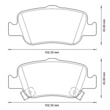 572601B BENDIX Комплект тормозных колодок, дисковый тормоз