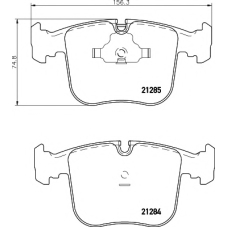8DB 355 008-251 HELLA PAGID Комплект тормозных колодок, дисковый тормоз