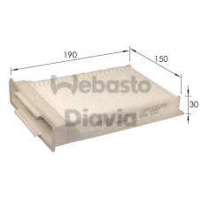 82D0325206A WEBASTO Фильтр, воздух во внутренном пространстве