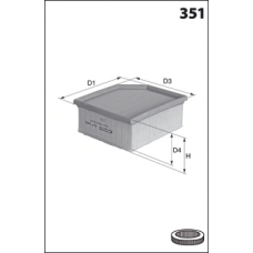 ELP9329 MECAFILTER Воздушный фильтр