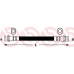 T 30 037 BREMBO Тормозной шланг