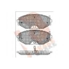 RB1568 R BRAKE Комплект тормозных колодок, дисковый тормоз