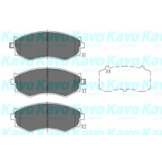 KBP-6527 KAVO PARTS Комплект тормозных колодок, дисковый тормоз
