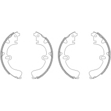 8DB 355 003-321 HELLA PAGID Комплект тормозных колодок
