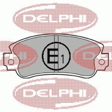 LP509 DELPHI Комплект тормозных колодок, дисковый тормоз