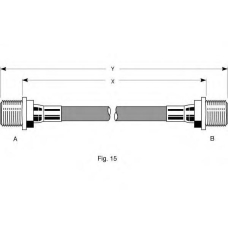 PHC185 TRW Тормозной шланг