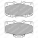 LP1405 DELPHI Комплект тормозных колодок, дисковый тормоз