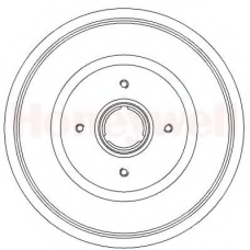 329733B BENDIX Тормозной барабан