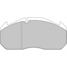 DCV1583B DURON Комплект тормозных колодок, дисковый тормоз