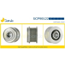 SCP90122.1 SANDO Ременный шкив, генератор