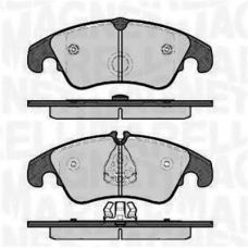 363916060140 MAGNETI MARELLI Комплект тормозных колодок, дисковый тормоз