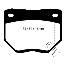 DP4826R EBC Brakes Колодки тормозные