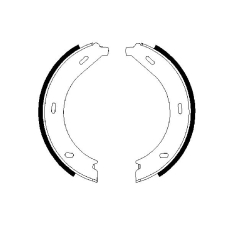 0 986 487 605 BOSCH Комплект тормозных колодок, стояночная тормозная с