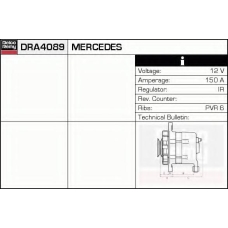 DRA4089 DELCO REMY Генератор