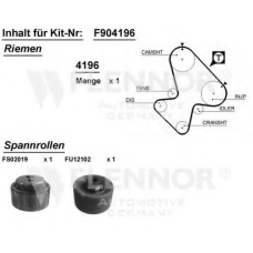 F914172V FLENNOR Комплект ремня грм