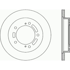 BDA1821.20 OPEN PARTS Тормозной диск